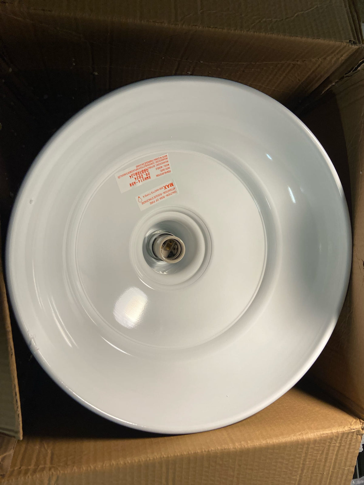 Millennium lighting RWHS14-ABR R Series 1-Light 15 in. Architect Bronze Warehouse Shade