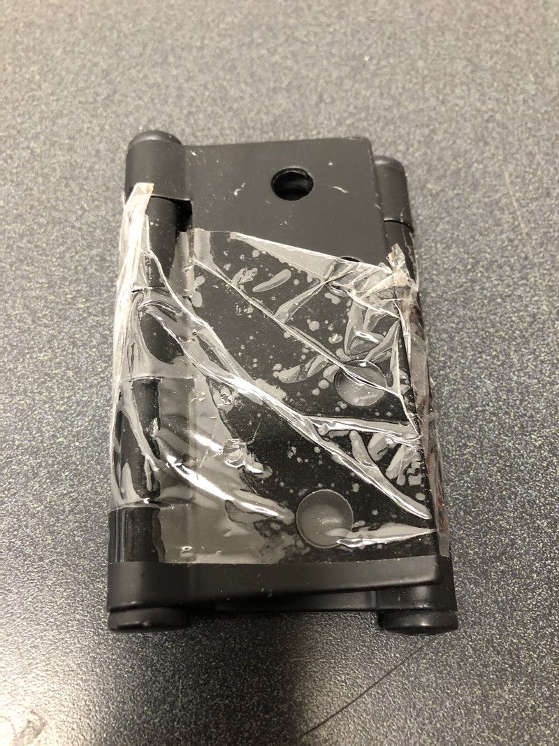 Emtek 92014FB 4" x 4" Square Corner Plain Bearing Mortise Hinge - Pair - Flat Black