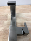 Delta 553LF-SS Vero Single Hole Bathroom Faucet with Pop-Up Drain Assembly - Includes - Brilliance Stainless