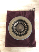 Rohl 735EB 3 1/2" Basket Strainer without remote pop-up - English Bronze