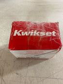 Kwikset 158SQT-514S.STRKP Halifax Square Rose Single Cylinder Deadbolt SmartKey with 6AL Latch and Square Corner, Round Corner and 5303 Round Corner Full Lip Strikes KA3 - Matte Black