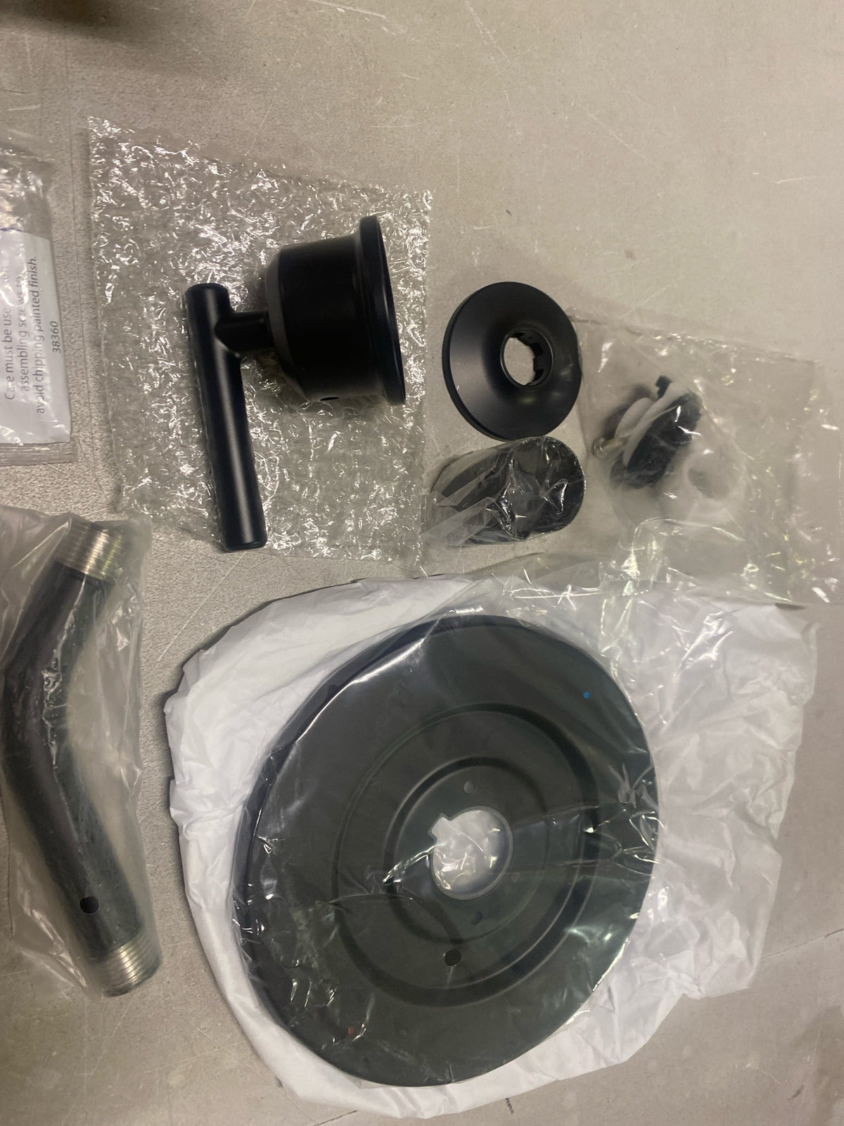 Moen T2902NHBL Gibson Shower Only Trim Package Shower Head - Matte Black