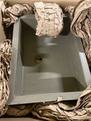 Native Trails NSL2116-E NativeStone 21" Rectangular Concrete Undermount Bathroom Sink - Earth