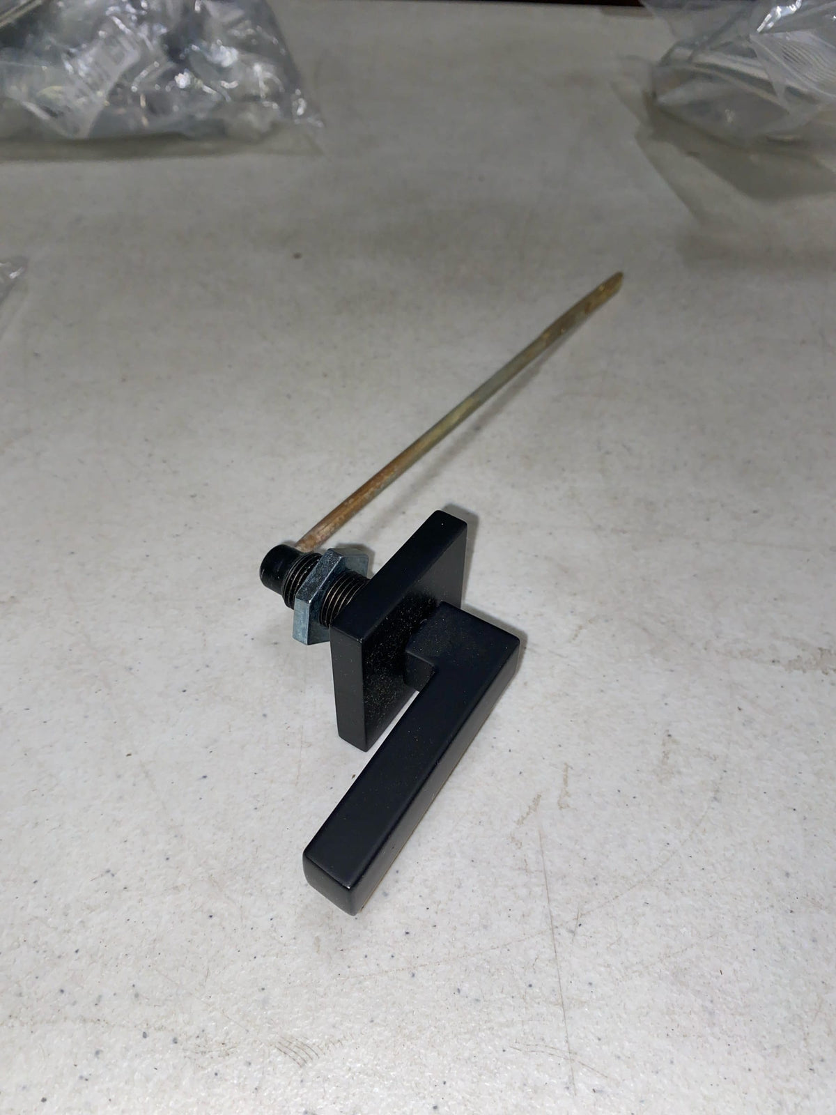 Brizo 696080-BL, Siderna, Front Mount Flush Lever, Matte Black