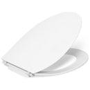 Kohler K-30780-0 Carbyne Elongated Closed-Front Quiet-Close Toilet Seat - White
