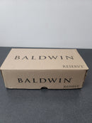 Baldwin PSELLTRR190 Ellipse Passage Door Knob with Round Rose - Satin Black