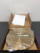 Signature Hardware 476850 1.8 GPM 8" Wide Modern Round Rain Shower Head - Brushed Gold