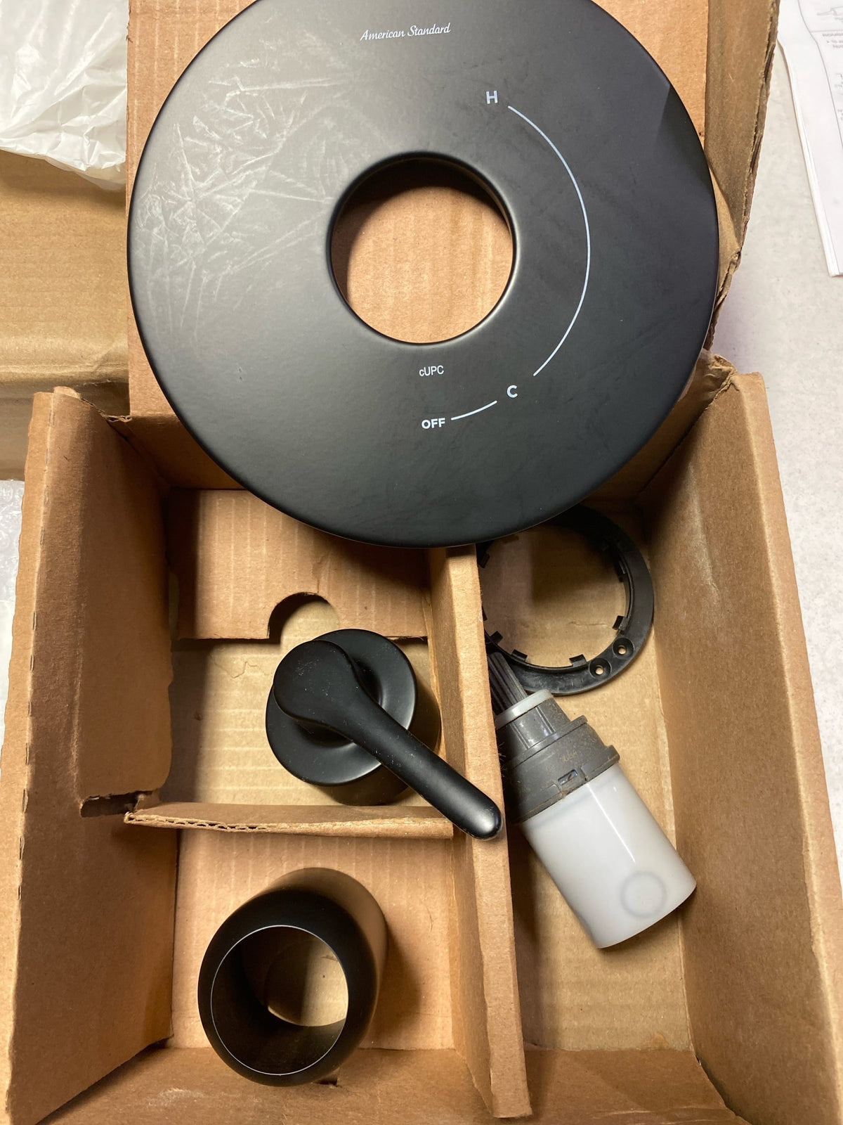 American Standard TU105507.243 Studio S Shower Only Trim Package with 1.75 GPM Single Function Shower Head - Matte Black