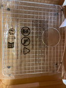 Blanco 221011 Stainless Steel Basin Rack for Diamond 70/30 Double Bowl Sinks - Left Bowl - Stainless Steel