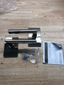 Emtek 5052HLOUS14LH Helios Left Handed Non-Turning Two-Sided Dummy Door Lever Set with Modern Rectangular Rose - Polished Nickel