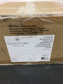 Signature Hardware Destin 20" Vitreous China Undermount Bathroom Sink - Glazed Underside
