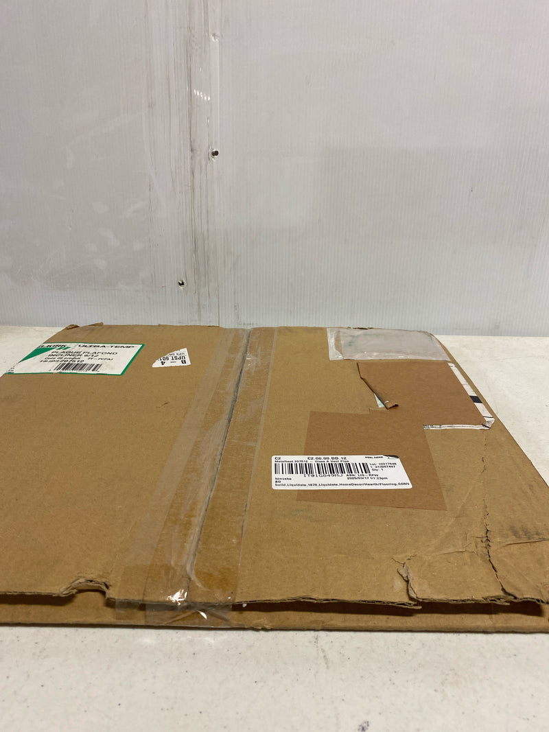 Metalbest 207512 Sure-Temp 7" Class A Chimney Pipe Adjustable 0/12 to 6/12 Pitched Ceiling Plate - Galvanized Steel