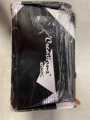 Alno A6465R-PB Linear 6" Wide Solid Brass Euro Modern Right Hand Slide Bar Toilet Paper Holder with Upper Glass Shelf - Polished Brass