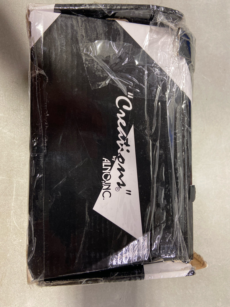 Alno A6465R-PB Linear 6" Wide Solid Brass Euro Modern Right Hand Slide Bar Toilet Paper Holder with Upper Glass Shelf - Polished Brass