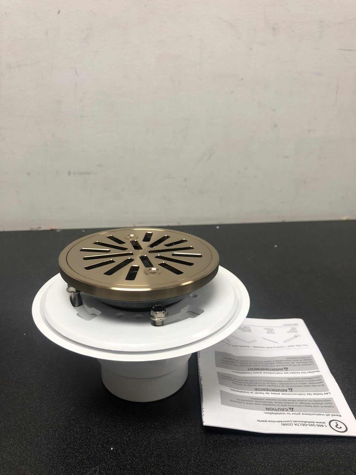 Delta DT061411-CZ 4" Tile-In Round Shower Drain - Champagne Bronze