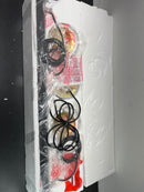 JONATHAN Y Lighting JYL6138A Edison 3 Light 33" Wide LED Linear Pendant - Black / Brass Gold