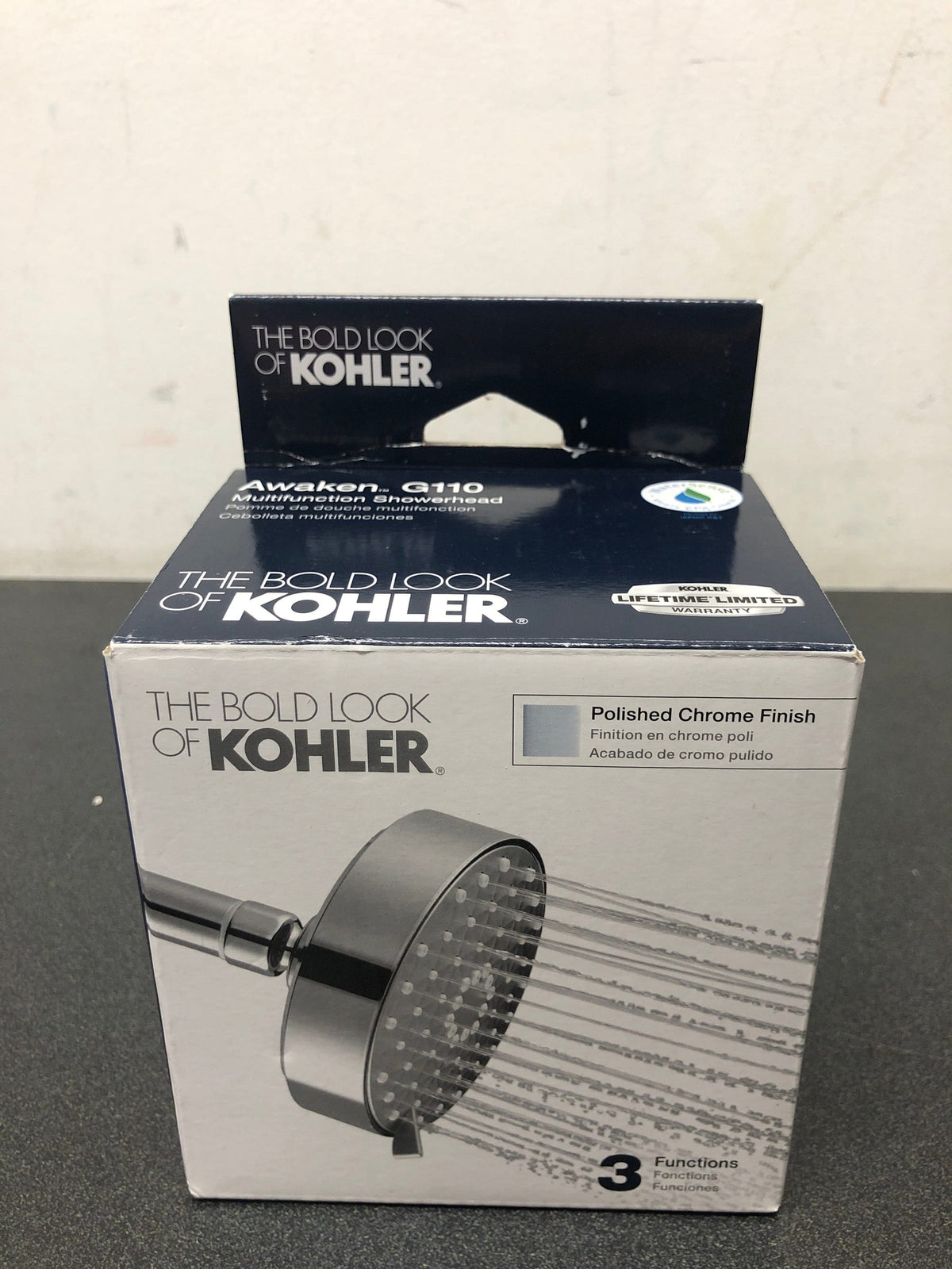 Kohler K-72419-G-CP Awaken 1.75 GPM Multi Function Shower Head - Polished Chrome