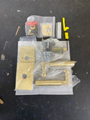 Emtek C520HECUS4 Hercules Privacy Door Leverset from the Modern Brass Collection with the CF Mechanism - Satin Brass