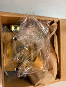 Emtek 2135US4 Square Tubular 2-1/2" Privacy Pocket Door Lock - Satin Brass