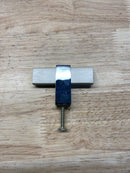 Amerock BP36720SC26 Mulino 5/16 Inch Bar Cabinet Knob - Silver Champagne / Polished Chrome