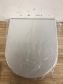 Duravit 0069890000 Darling New Elongated Closed-Front Toilet Seat with Soft Close - White
