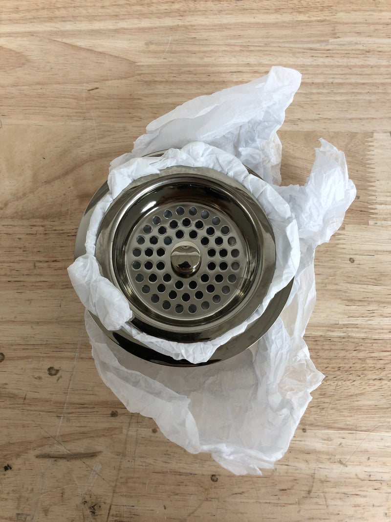 Brizo 69052-PN Brass Basket Strainer for Standard Kitchen Sinks - Brilliance Polished Nickel
