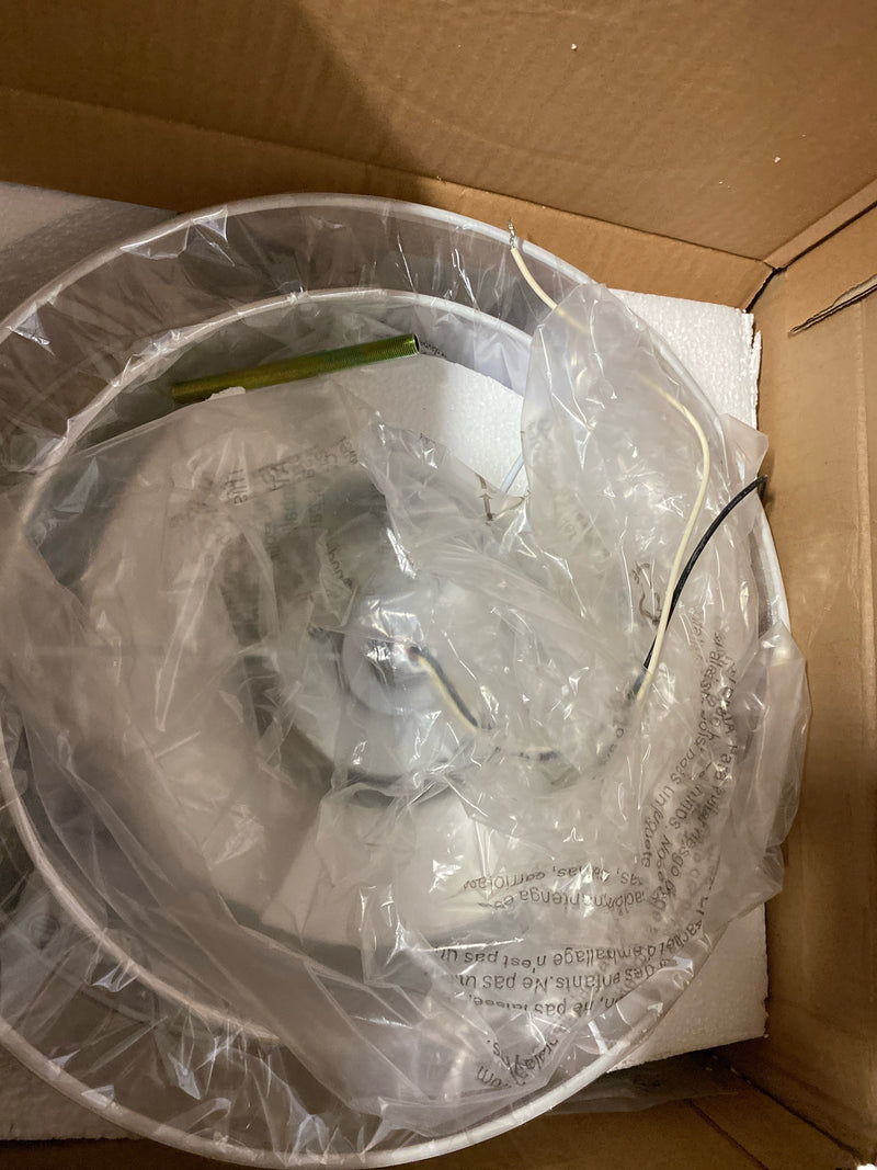 Minka Lavery 4107-84 Parsons Studio 3 Light 15" Wide Vantage Semi-Flush Drum Ceiling Fixture with Translucent Silver / Off-White Linen Shades - Brushed Nickel