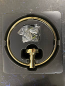 Signature hardware 483950 Lexia 6-5/16 in. Wall Mounted Towel Ring in Polished Brass