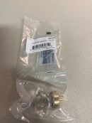 Emtek 86011US4 Old Town Glass 1-1/4 Inch Geometric Cabinet Knob - Satin Brass