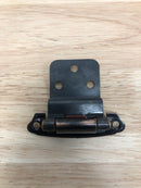 Hickory Hardware P243-OBH Partial Inset Traditional Cabinet Door Hinge with Self Closing Function (Package of 2) - Oil-Rubbed Bronze