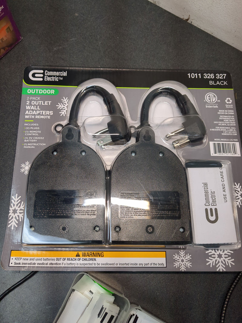 Commercial electric LTS-YK05 Wireless Indoor/Outdoor Remote Control with 2 Rev