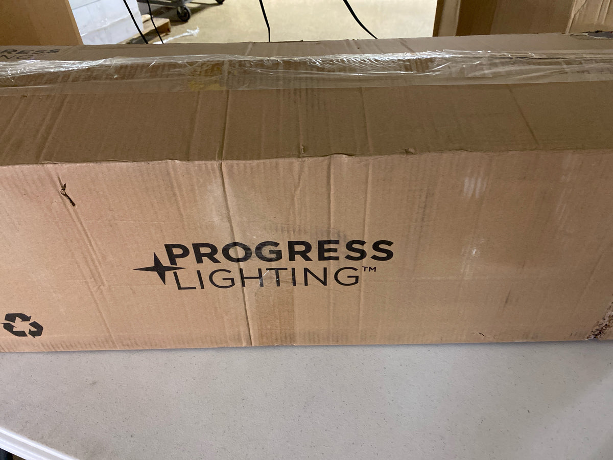 Progress Lighting P400048-031 Briarwood 5 Light 38" Wide Linear Chandelier - Textured Black