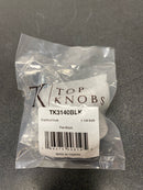 Top Knobs TK3140BLK Cranford 1-1/4 Inch Mushroom Cabinet Knob - Flat Black
