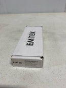 Emtek 96123US19 3.5" x 3.5" Solid Brass 1/4" Radius Corner Plain Bearing Mortise Hinge - Pair - Flat Black