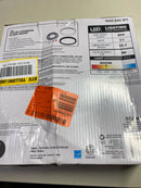 Commercial electric 56582112 9 in. White, Oil Rubbed Bronze Trims 800 Lumens LED Flush Mount Ceiling Light Fixture with Night Light Adjustable CCT