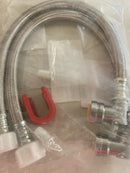 Quickfitting LF755AR-2 1/2 in. Push-to-Connect x 7/8 in. Ballcock x 18 in. Angle Stop Toilet Connector with SlipClip Release Tool (2-Pack)