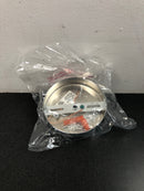 Elegant Lighting LD2224C Baxter 12" Wide Single Light Pendant with Clear Glass Shade - Chrome / Clear