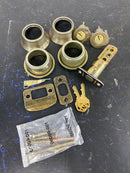 Kwikset 665-5S.DS Double Cylinder Deadbolt with SmartKey from the 660 Series - Antique Brass
