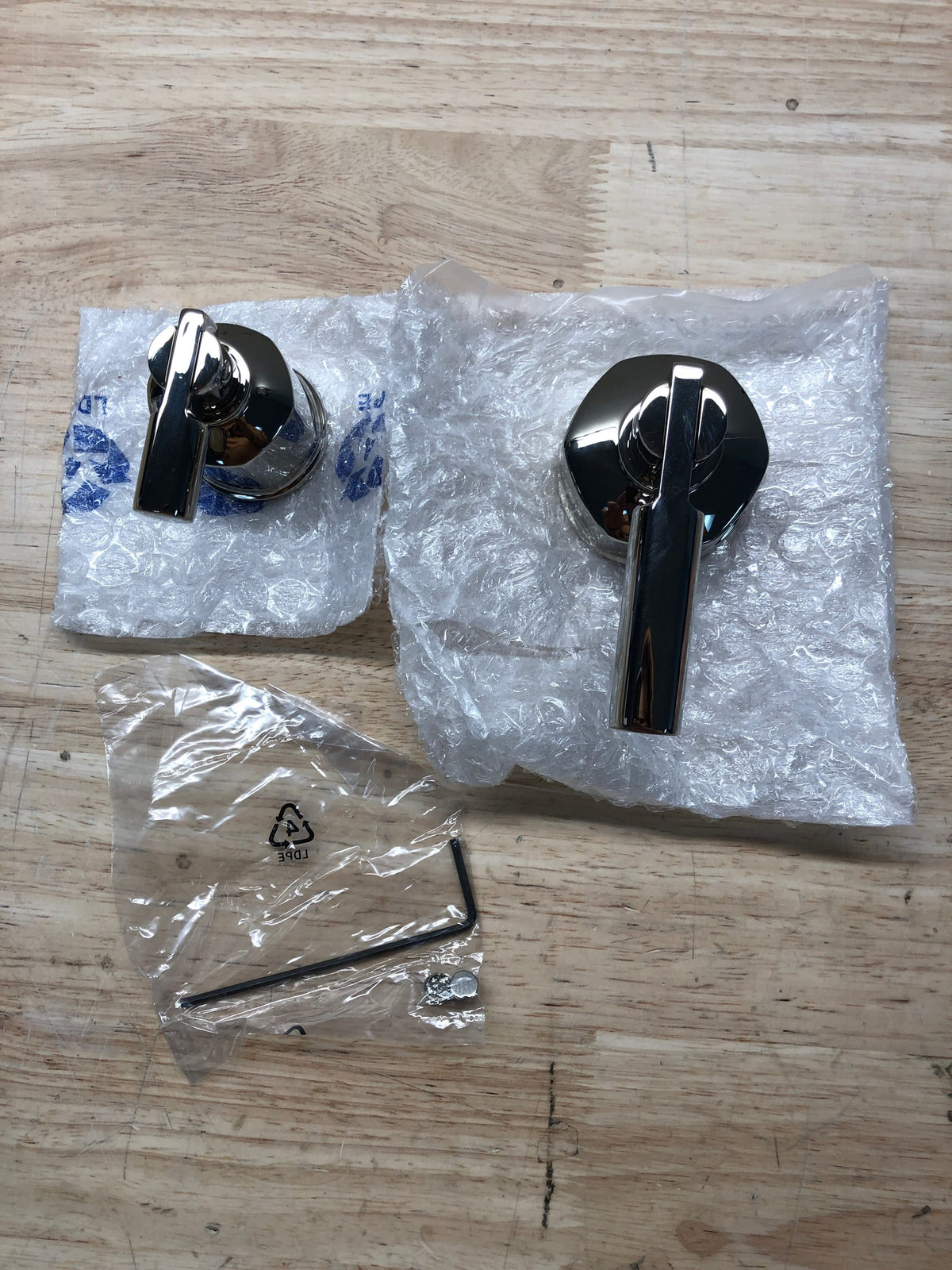 Brizo HL75P76-PN Invari Pressure Balance Shower Trim Lever Handle and Diverter Trim Lever Handle Kit - Brilliance Polished Nickel