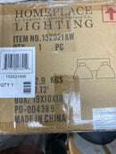 Capital Lighting 152021AW Ross 2 Light 17" Wide Vanity Light - Aged Brass / White