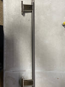 Amerock BH26614PNGM Esquire 18 in. (457 mm) L Towel Bar in Polished Nickel/Gunmetal