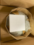 Livex Lighting 7304-03 Flush Mount with White Alabaster Glass Shades, White