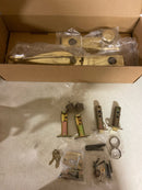 Emtek 4425US7 Jefferson Series Double Cylinder Keyed Entry Handleset From the American Classic Collection - French Antique