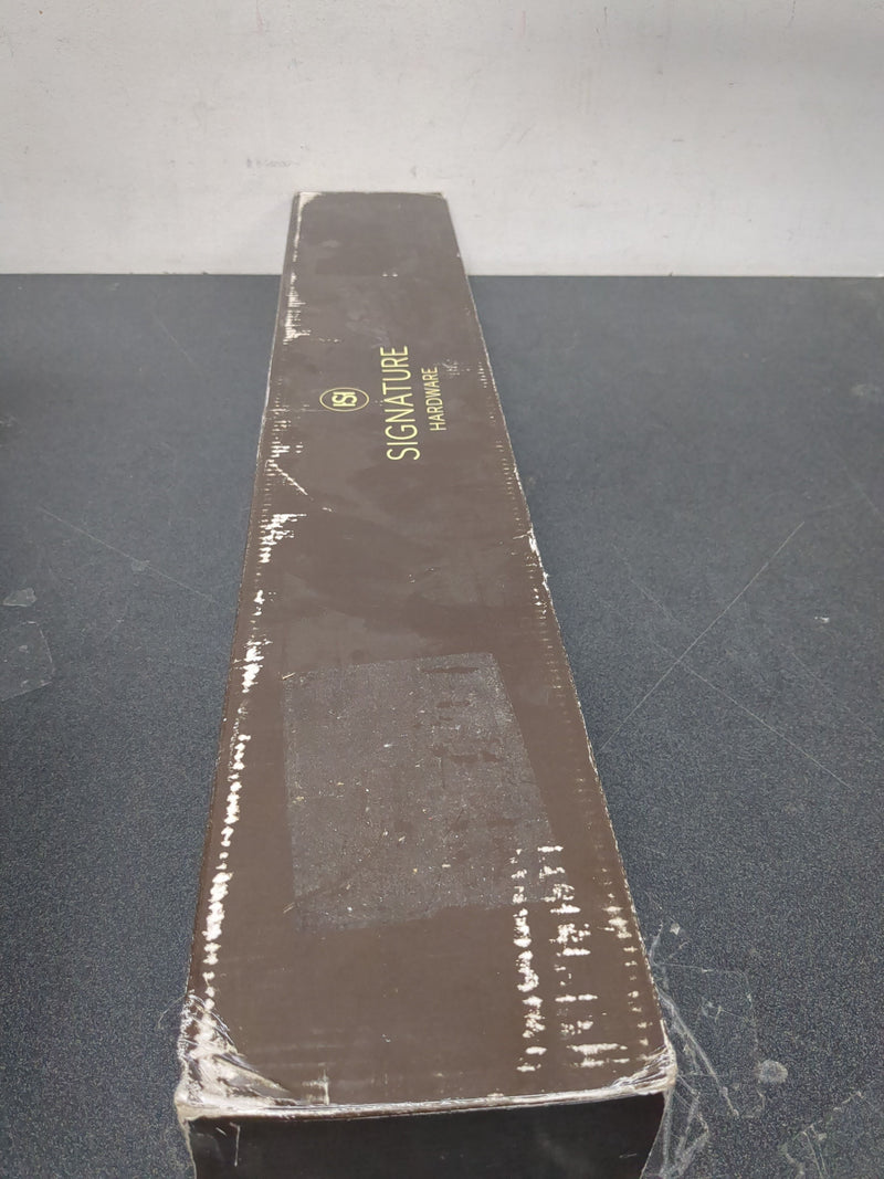 Signature Hardware SHDR24TBZBN Drea 24" Towel Bar - Brushed Nickel