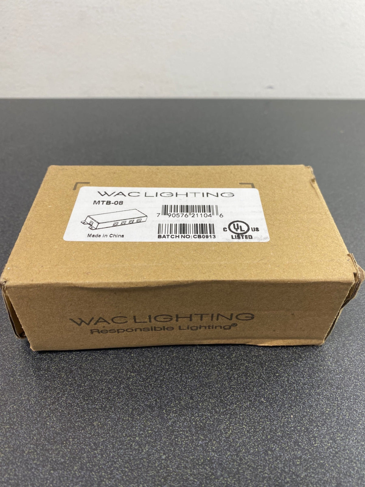 WAC Lighting MTB-08 8 Output Terminal Block for Under Cabinet Lighting Systems - White