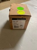 Baldwin 8041003 Contemporary Solid Brass Single Cylinder Keyed Entry Deadbolt from the Estate Collection - Polished Brass