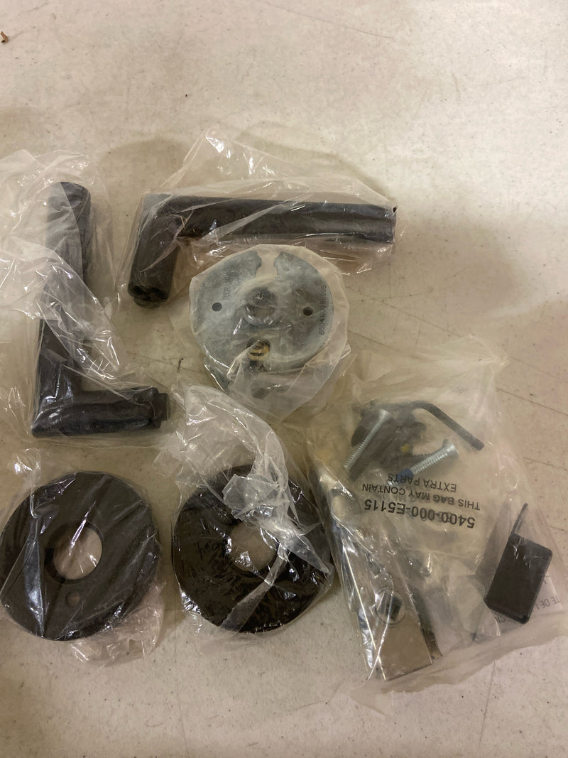 Baldwin 5173112PRIV 5173 Privacy Door Lever Set with 5046 Rose from the Estate Collection - Venetian Bronze