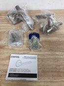 Emtek 5112FRLUS15LH EMT 5112 FREESTONE US15 LH PASS MODERN R