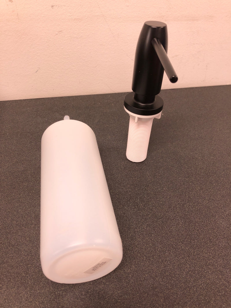 Signature Hardware 457681 Contemporary Soap Dispenser - Matte Black