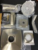 Pfister LG89-8LPMK Arkitek Tub and Shower Trim Package with Single Function Shower Head, SecurePfit, and EZ Clean - Brushed Nickel